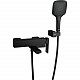 Gappo G3217-6 Смеситель   д/ванны,излив является перекл.на лейку.черный