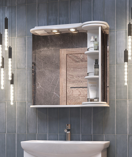 Зеркало с полочками  Vigo Callao 700 zsh.CAL.70.El