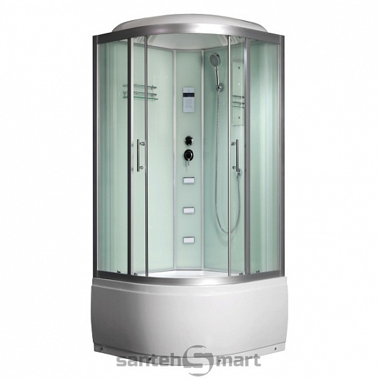 Душевая кабина Frank F655 угловая 90*90*2220 высокий поддон