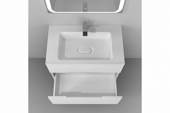 Раковина мебельная Modul 80 Velvex 4627173210430 из литьевого мрамора