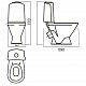 Унитаз-компакт Sanita Luxe Classic CSCSLCC01020611