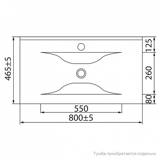 Раковина Iddis Wash Basin 0138000i28