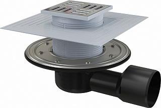 Сливной трап AlcaPlast APV3344 105 x 105/50/75