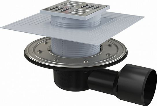 Сливной трап AlcaPlast APV3344 105 x 105/50/75
