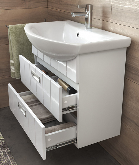 Тумба подвесная с раковиной 60 см Vigo Diana 2-600 tp.DIA.BAL.60.2Y