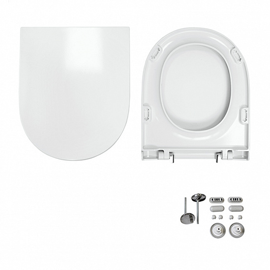 Унитаз-компакт Sanita Luxe Art дюропласт, микролифт WC.CC/Art/2-DM/WHT.G/S1
