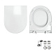 Унитаз-компакт Sanita Luxe Art дюропласт, микролифт WC.CC/Art/2-DM/WHT.G/S1