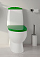 Унитаз-компакт Sanita Luxe Best Color Green (сиденье дюропласт, микролифт) BSTSLCC09130522