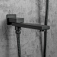 Душевая система скрытого монтажа Gappo G17-6 G7117-6, латунь черный матовый