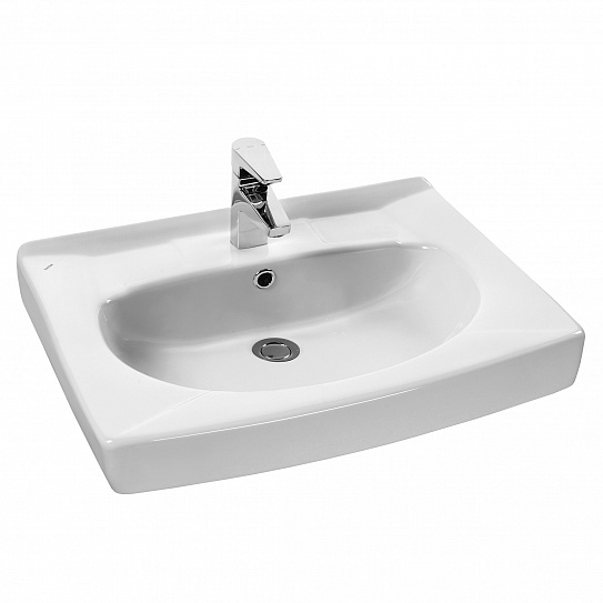 Раковина над стиральной машиной 61х50см Santek Пилот 50 1WH301970, фарфор