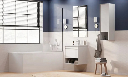 Тумба под раковину Aquaton Хоуп 60 1 створка, белый матовый 1A287201HP2B0 (под рак.146528)