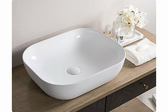 Раковина накладная 50 см BelBagno BB1302 прямоугольная