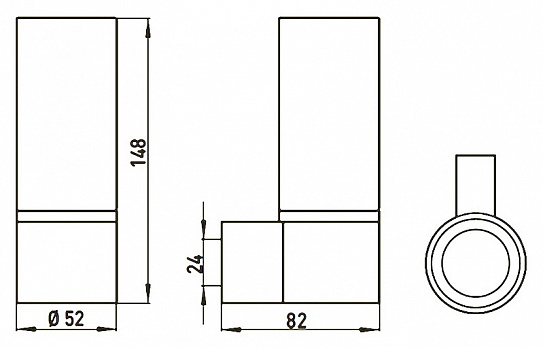 Стакан настенный Emco System 2 352000100