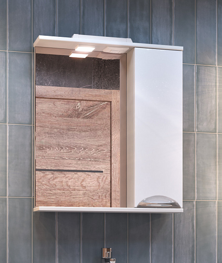 Шкаф навесной с зеркалом Vigo Callao 600 (правый) z.CAL.60.R.El
