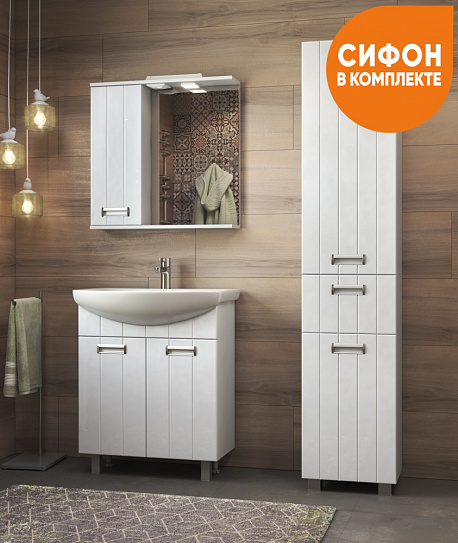 Тумба под раковину 60см Vigo Diana 600-2-0 (под умывальник Балтика) tn.DIA.BAL.60.2D