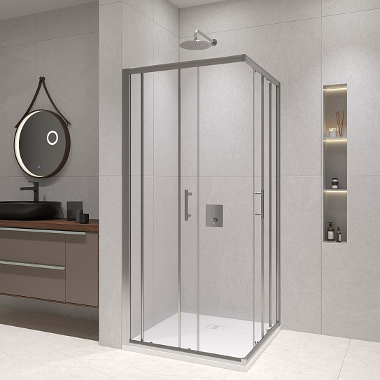 Душевой уголок 90х90 RGW PA-31, квадрат, хром, 02083199-11