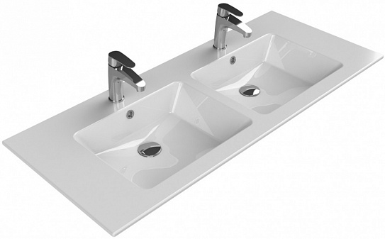 Раковина OPADIRIS IBIZA 121 две чаши (Cerastyle) фаянс