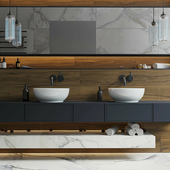 Раковина накладная круглая 40 см Sanita Luxe Art Slim 40 ART40SLWB01S