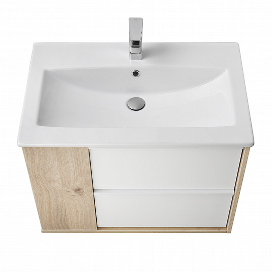 Тумба под раковину Aquaton Бостон 75 дуб эврика 1A252601BN010