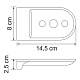 Мыльница решетка WasserKRAFT Kammel K-8369
