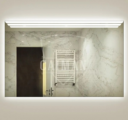 Зеркало Glassiko Simple Iris 70х65 подсветка (холодный свет) без выкл инд