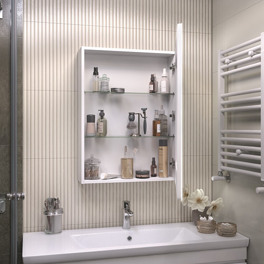 Шкаф зеркальный навесной Vigo Geometry Comfort 600