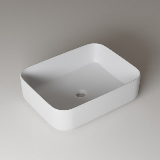 Раковина накладная 51х39 см Iddis Bridge BRIWS05i27 прямоугольная