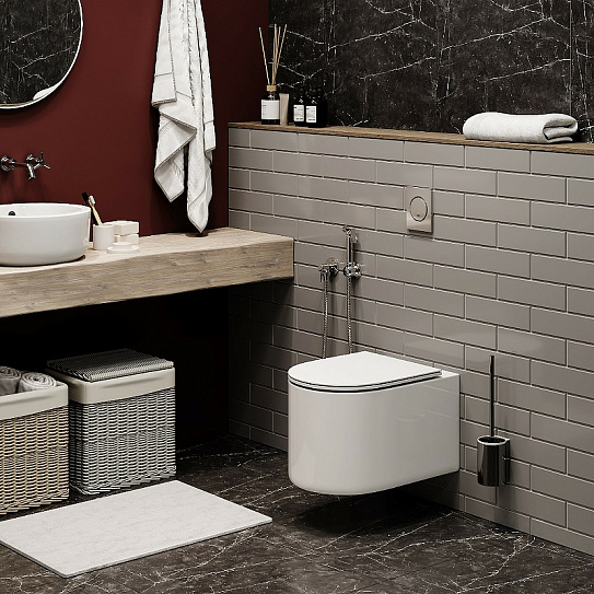 Унитаз подвесной с микролифтом Cerutti SPA Tanaro Aria CT8910