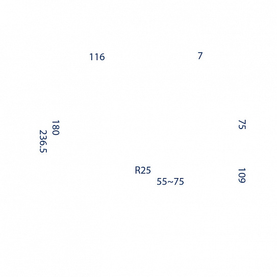 Встраиваемый смеситель Iddis Slide SLIBL00i68
