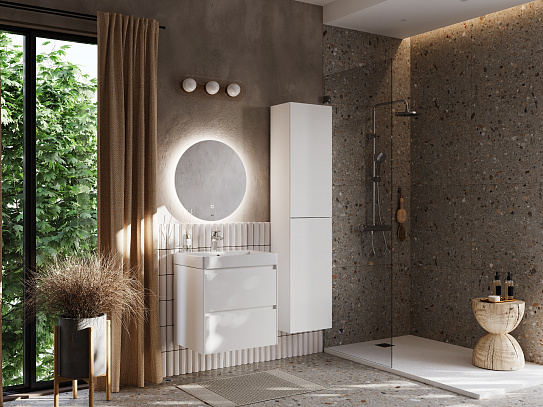 Тумба под раковину Roca Ona 600 белый матовый 2 ящика A857613509