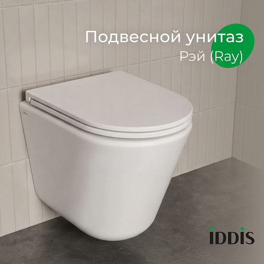 Унитаз подвесной безободковый Iddis Ray RAYRDSEi25