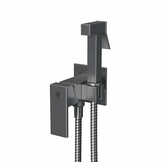 Гигиенический душ встраиваемый RUSH Thira (TR3635-99Grey), серый, латунь