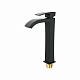 Смеситель для раковины черный Gappo G1007-86