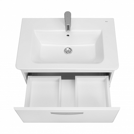 Тумба под раковину Roca The Gap 70 белый глянец ZRU9302878