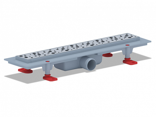 Душевой трап АНИ пласт решётка БРИЗ 450х62 сухой затвор TLQ1345M