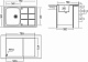 Мойка кухонная Longran Lotus LTL780.500, 78x50х20, декор лайн