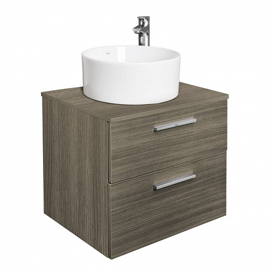 Тумба под раковину Roca Victoria 60 городской дуб 2 ящика A857468402