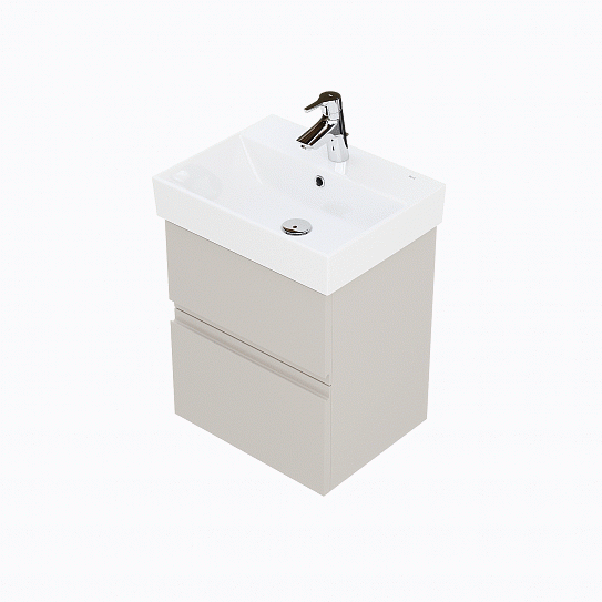 Тумба под раковину Roca Oleta 50 капучино, 2 ящика, A857638515