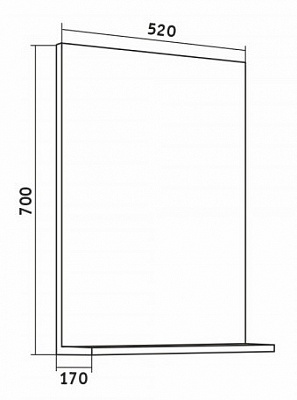 Комплект тумба с раковиной Onika Эко 3 в 1, 52 см, 105205