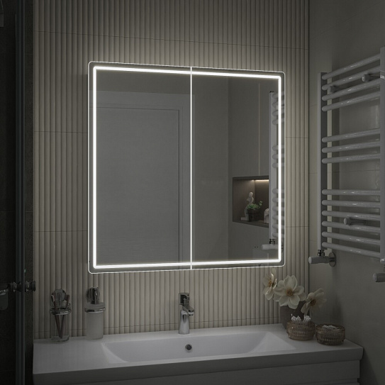 Шкаф навесной VIGO Geometry Classic 800 с зеркалом