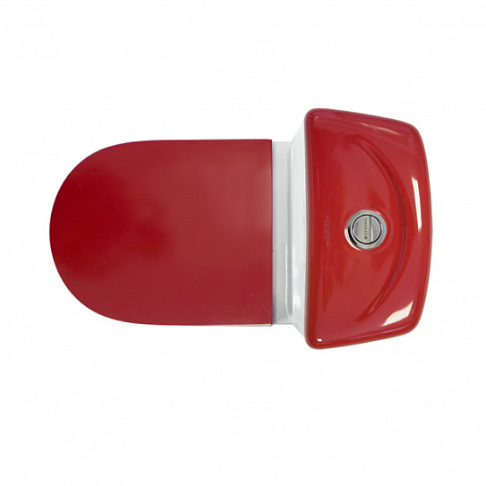 Унитаз-компакт Sanita Luxe Best Color Red (сиденье дюропласт, микролифт) BSTSLCC07110522