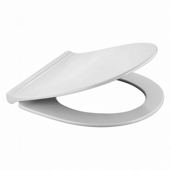 Сиденье для унитаза BERGES дюропласт Real Slim SO крепление микролифт, быстросъем, металл 010303