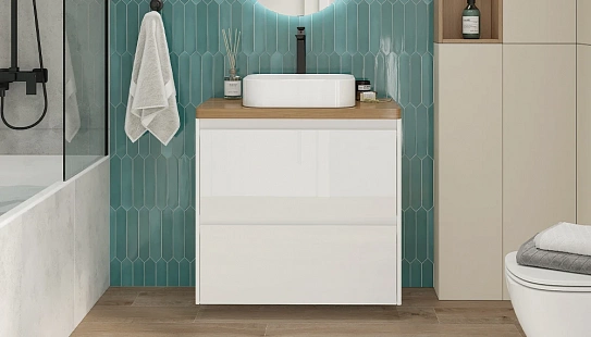 Столешница Klaufs 80 без отверстий, Invisible Line, шатанэ