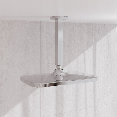 Кронштейн для верхнего душа в потолок, квадратный, хром, Iddis Optima Home OPH20CSi61