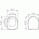 Сиденье для унитаза Vitra 800-003-001, дюропласт, универсальное
