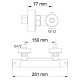 Термостатический смеситель для душа WasserKRAFT Berkel 4822 Thermo