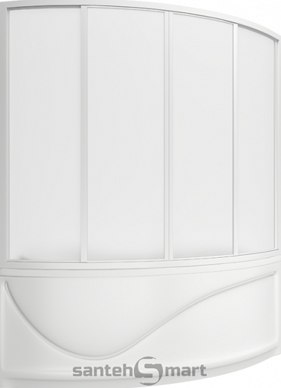 Шторка на ванну BAS Николь 170x100