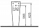 Пьедестал для раковины Vitra Form 500, 4296B003-0156