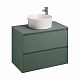 Тумба под раковину Roca Ona 800 зеленый матовый 2 ящика A857630513