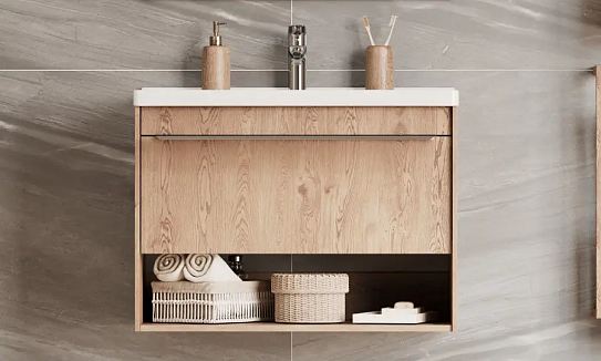 Тумба подвесная Aquaton Хоуп 80 1A287301HP6C0 (под ум-к Миранда 80)